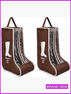 Tall Boot Storage Bags Dust Proof Shoe Protectors Travel Organizer Set